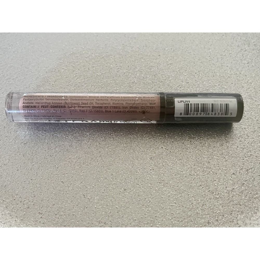 NYX Professional Lip Lingerie Matte Liquid Lipstick LIPLI11 Baby Doll New/Sealed - Picture 2 of 5